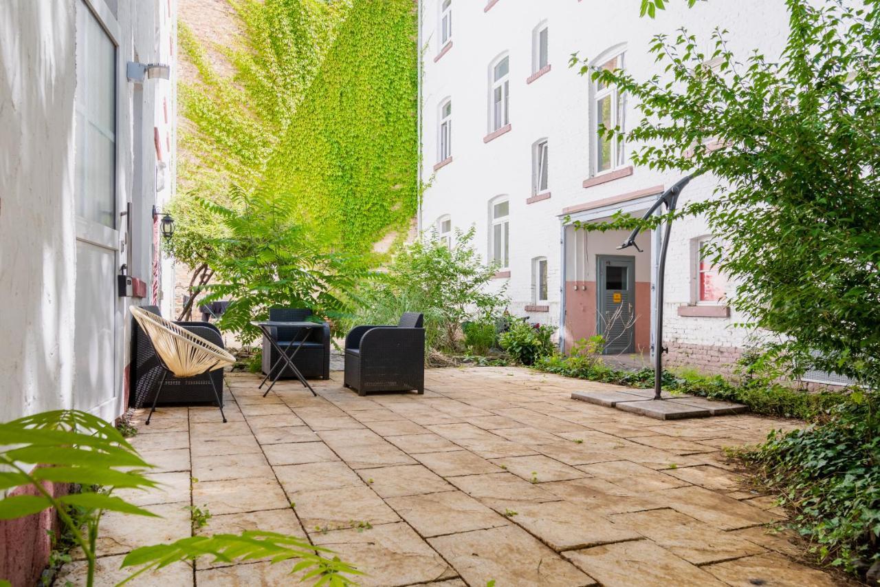 Homebydoni - Kueche I Terrasse I 500 Mbits Wifi I Design Loft Nahe Rmcc & Staatstheater Wiesbaden Kültér fotó
