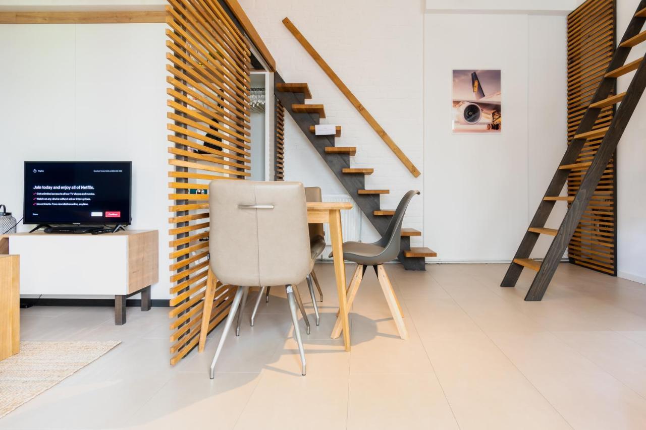Homebydoni - Kueche I Terrasse I 500 Mbits Wifi I Design Loft Nahe Rmcc & Staatstheater Wiesbaden Kültér fotó